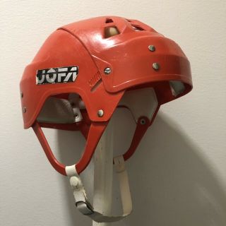 Jofa Hockey Helmet 23551 Gretzky Style Red Classic Vintage