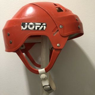 JOFA hockey helmet 23551 Gretzky style red classic vintage 2