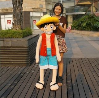 Huge One Piece Monkey D Luffy Plush Soft Toy Birthday Gift Christmas Gift 45 " H