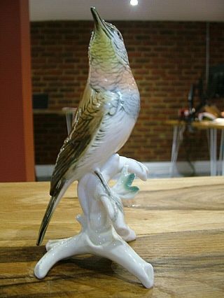 Fine Quality Karl Ens German Nightingale Bird Figure Figurine (726)