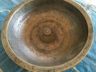 Antique Islamic Persian Brass Divination Bowl Medicinal Bowl Magic Bowl