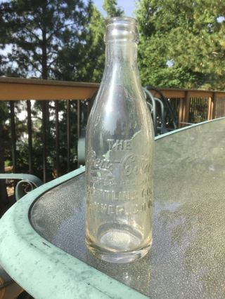 Early Colorado Bottle The Coca - Cola Bottling Co.  Denver,  Colo 1910 Tooled Top