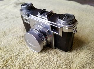 Contax Carl Zeiss Ikon Iia Rangefinder 35mm Vintage Film Camera,  50mm F2 Sonnar