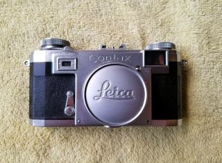 Contax Carl Zeiss Ikon IIa Rangefinder 35mm Vintage Film Camera,  50mm f2 Sonnar 2