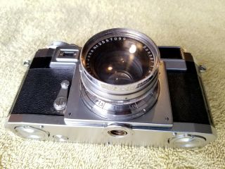 Contax Carl Zeiss Ikon IIa Rangefinder 35mm Vintage Film Camera,  50mm f2 Sonnar 3