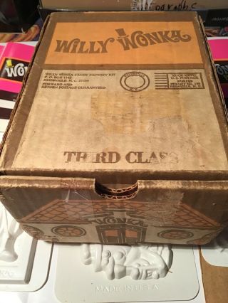 Vintage 1971 Willy Wonka Candy Factory Kit With Quisp Cereal Mold Captain Crunch