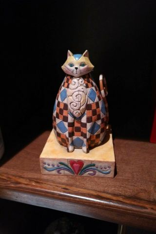 Jim Shore Heartwood Creek Abigail Cat Figurine Enesco 2003