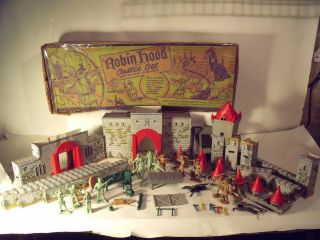 Vintage Marx Robin Hood Castle Play Set 4718 Series