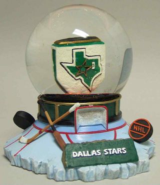 Nhl Dallas Stars Hockey Snowglobe 5590809