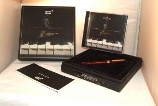Vintage Montblanc Meisterstuck 145 Hommage A Chopin Fountain Pen & Cd Boxed Set