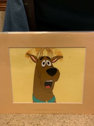 1970 ' s Scooby - doo Production Animation cel Featuring Scooby - Doo 2