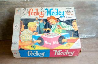 Feeley Meeley Game Vintage 1967 Milton Bradley Complete