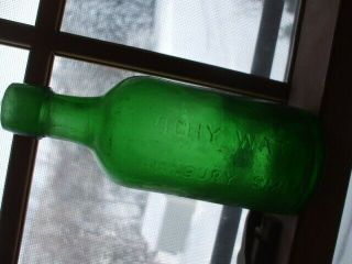 Vichy Water Hanbury Smith Green Bottle 1800s