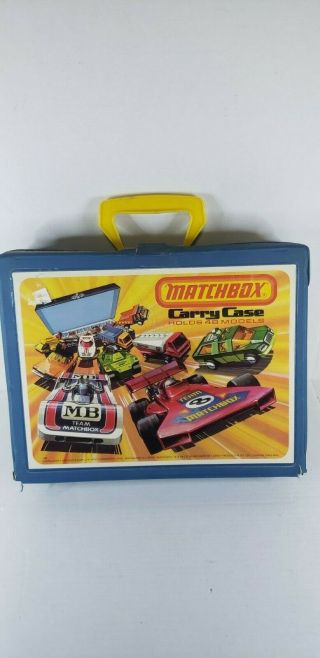 1976 Matchbox Carry Case: Holds 24 Cars