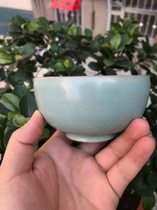 Rare Chinese Porcelain Ru Kiln Arhat Bowl 960 - 1279 Song Dynasty
