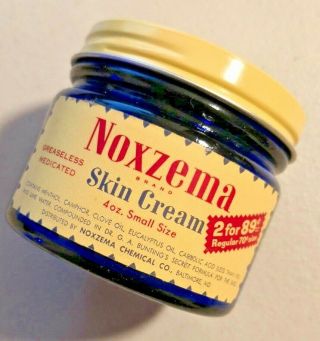 Vintage 1950s Noxzema Skin Cream Nos Rare - - 1289