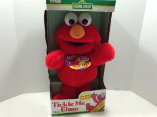 Vintage 1996 Tickle Me Elmo Doll By Tyco Sesame Street