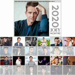 Joey Mcintyre Nkotb Kids On The Block Photo Wall Calendar Year 2020 12 Month