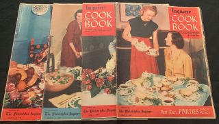 Philadelphia Inquirer Cook Books 1949 (4) March 24,  31 April 7,  13