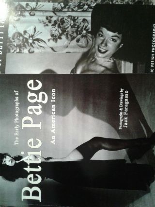 Betty Page " The Early Photographs " & " The Wild World Of.  " Photo Pin Up.  Books