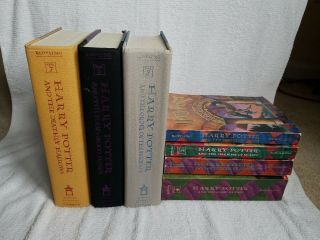 Harry Potter Complete Set 1 - 7 Hardcover And Paperback