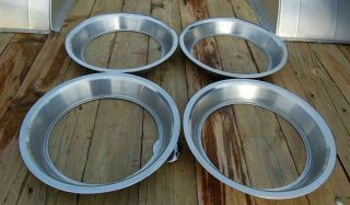 Ford 14 " Stainlesssteel Vintage Beauty Glamour Band Rings 72 Torino Set Of 4