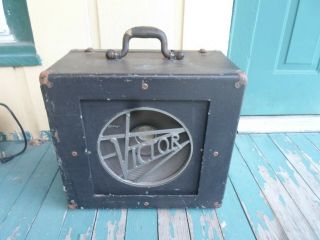 Vintage Victor Wood 12 " Speaker Case