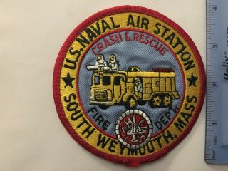 Us Naval Air Station South Weymouth Fire Department Massachusetts