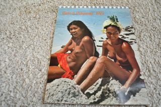 Sexy 1977 Girls Of Polynesia Swimsuit Bikini Calendar