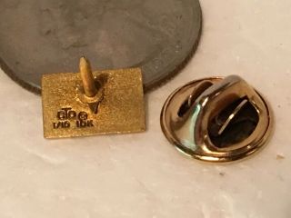 Vintage 10K Solid Yellow Gold Pepsi Soda Lapel Pin Employee Years of Service 2