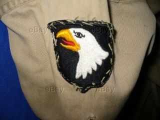 Ww2 Military Us Shoulder Patch 101st Airborne Screaming Eagle Sleeve Uniform Usa