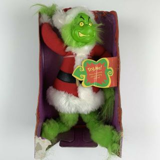 Vintage Dr.  Seuss How The Grinch Stole Christmas Sing - Along Grinch