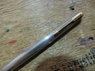 old Vintage Sterling Silver Gold Trim GT PARKER 75 Cisele Felt Point Pen USA 2