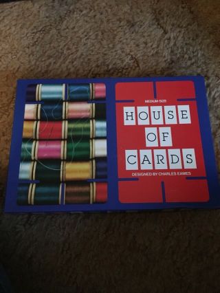 Medium Size House Of Cards Designed By Charles Eames