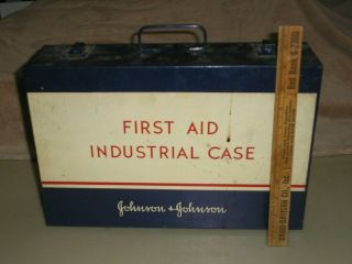 Vintage Johnson & Johnson Industrial First Aid Kit