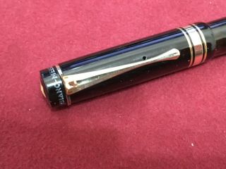Celluloid Montblanc 136 with Fine Nib - Restored and Functional 2