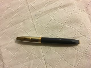 Sheaffer Snorkel Pfm Iv Gray 14k Gold Nib Rare And Complete Pen