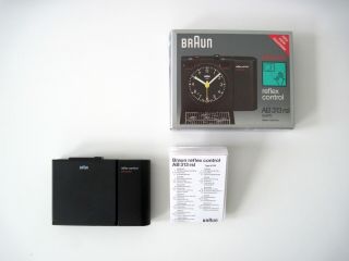 Vtg 1990s Braun Travel Alarm Clock 4783 Ab 313 Rsl Lubs Rams Germany Reflex Sl