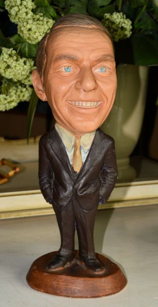 Vintage 16 " Frank Sinatra " Old Blue Eyes " Esco Statue Chalkware Figure Exc Cond