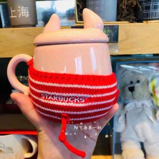 China 2019 Starbucks Chinese Year Sweater Pig 12oz Mug 3