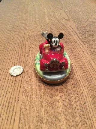 Vintage Limoges Hand Painted French Disney Trinket Box – Mickey Mouse