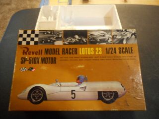 Vintage 1964 Revell 1/24 Scale Lotus 23 Slot Car Kit (see Pictures)