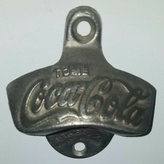 Coca Cola Tome Bottle Opener Starr X Brown Co.  Cast Iron Rare Vintage