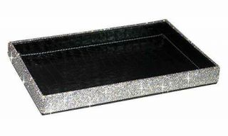 Bestblingbling Classic Bling Rhinestone Jewelry Or Makeup Storage Box (silver)