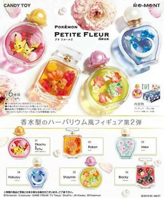 Re - Ment Pokemon Petite Fleur 2 Full Set 6 Packs
