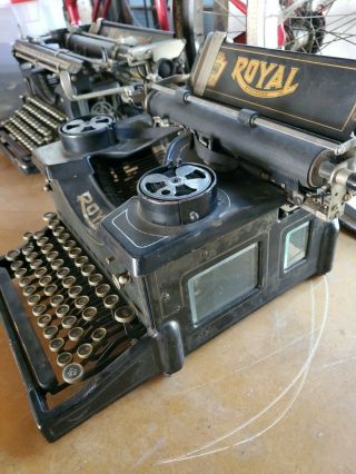 1921 Royal 10 Typewriter,  4 Window 3