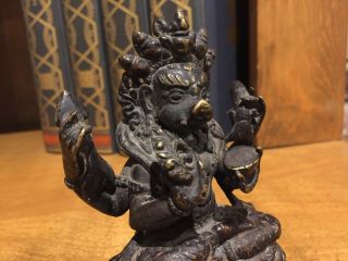Antique Bronze Buddhist Deity Vajrayogini In Her Artasiddhi Form - Fabulous Work