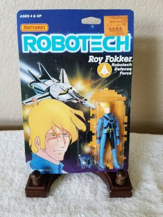 1985 Robotech Roy Fokker Action Figure On Card (matchbox)