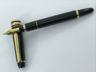 Montblanc Meisterstuck Mini Coated Style Fountain Pen Gold 14k Nib Made Germany