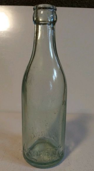 Western Soda Bottle Coca - Cola Straight Side Tooled Crown Top Los Angeles Cal